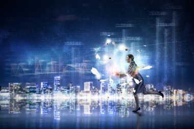 İş harekete geçti. Karışık teknik