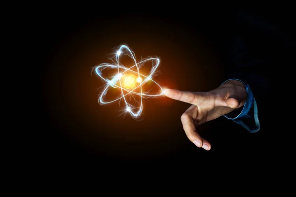 Ricerca sulle molecole atomiche. Mezzi misti — Foto Stock