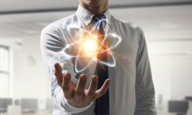 Palm atom simgesini. Karışık teknik