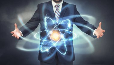 Palm atom simgesini. Karışık teknik