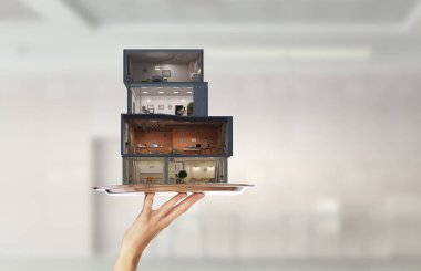 İç senin hayalini gerçekleştirmek. Karışık teknik