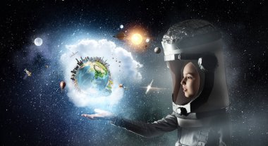 Dünya gün kavramı. Karışık teknik