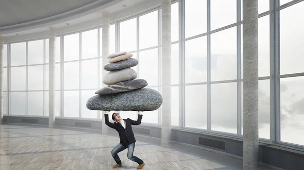 Lascia lavorare gli altri. Mezzi misti — Foto Stock