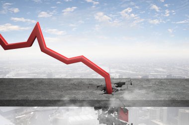 İş sonbahar ve kriz. Karışık teknik