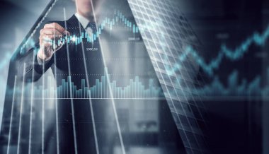 Onun ticari büyüme ve ilerleme. Karışık teknik