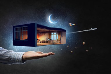 İç senin hayalini gerçekleştirmek. Karışık teknik