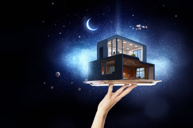 İç senin hayalini gerçekleştirmek. Karışık teknik