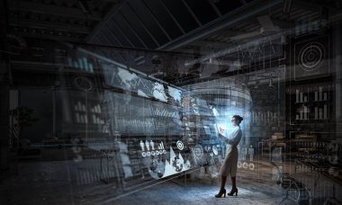 Bilim ve tıpta yenilikçi teknolojiler. Karışık ortam