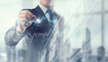Onun ticari büyüme ve ilerleme. Karışık teknik