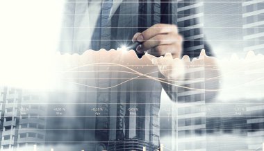 Onun ticari büyüme ve ilerleme. Karışık teknik