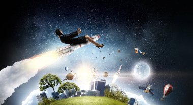 Uzay roketi kadınlarda. Karışık teknik