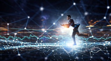 İş harekete geçti. Karışık teknik