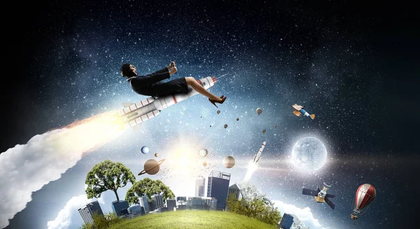 Uzay roketi kadınlarda. Karışık teknik