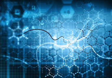 Tıbbi soyut arkaplan