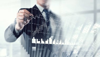 Onun ticari büyüme ve ilerleme. Karışık teknik