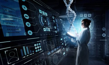 Bilim ve tıpta yenilikçi teknolojiler. Karışık ortam