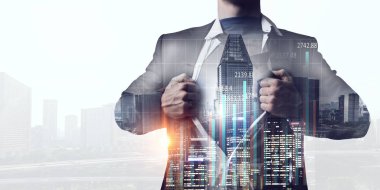 Onun iş süper gücü yok. Karışık teknik