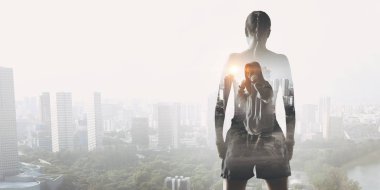 Başarı için kavga ediyordur. Karışık teknik