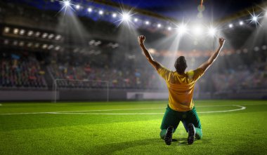 Futbol Kupası galibi. Karışık teknik