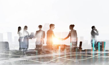 Birlikte çalışmak sevindim. Karışık teknik