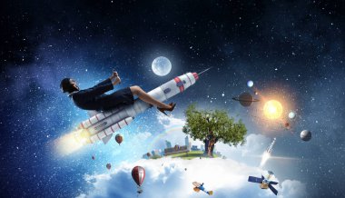 Uzay roketi kadınlarda. Karışık teknik