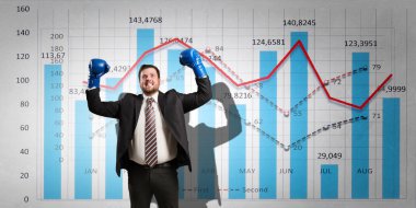 O başarı için savaşıyor. Karışık teknik