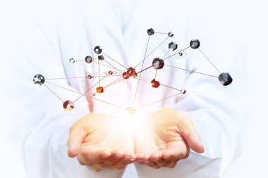 Ağ iletişimi ve iletişim kavramı. Karışık teknik