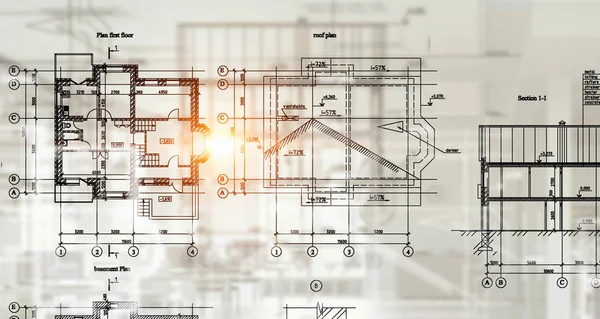 Tecnologías innovadoras para las industrias. Medios mixtos — Foto de Stock