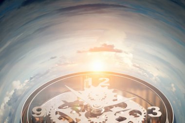 Zaman geçiyor. Karışık teknik