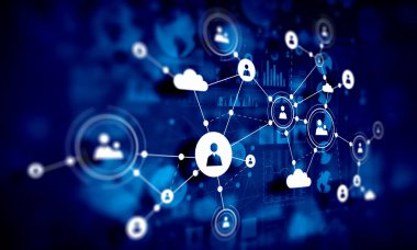 Sosyal ağ geçmişi. Karışık ortam