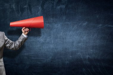 Senin duyuru yapmak. Karışık teknik