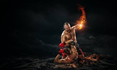 Kutusu savaşçıları bilinçlendirilmesini açık. Karma ortam. Karışık teknik