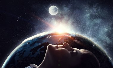 Bu büyük dünya keşfetmek. Karışık teknik