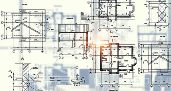 Innovatieve technologieën voor industrieën. Mixed media — Stockfoto