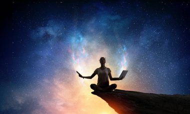 Yoga fiziksel ve ruhsal tedavi olarak. Karışık teknik