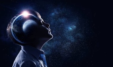 Bu büyük dünya keşfetmek. Karışık teknik