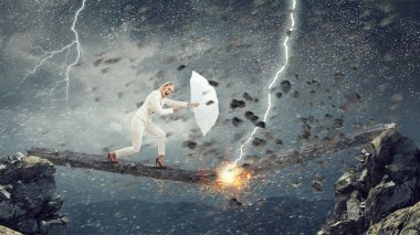 Bu meydan kadar güçlü. Karışık teknik