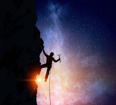 Aşırı Tırmanma onun adrenalindir. Karışık teknik