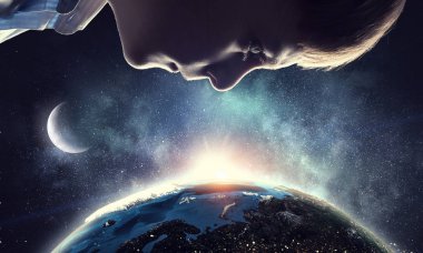 Bu büyük dünya keşfetmek. Karışık teknik