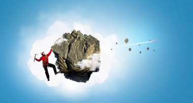 Aşırı Tırmanma onun adrenalindir. Karışık teknik