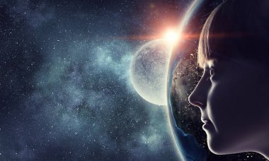 Bu büyük dünya keşfetmek. Karışık teknik