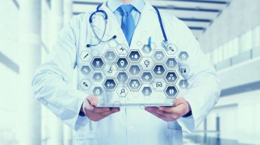 Tıbbi teknoloji kavramı. Karışık teknik