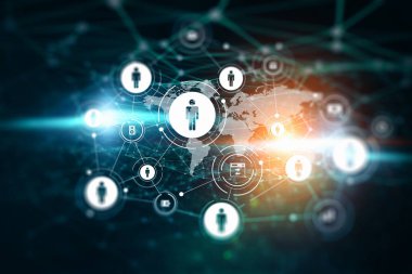 Sosyal ağ geçmişi. Karışık ortam