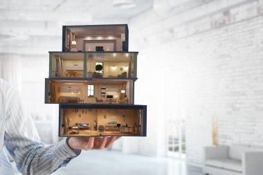 İç senin hayalini gerçekleştirmek. Karışık teknik