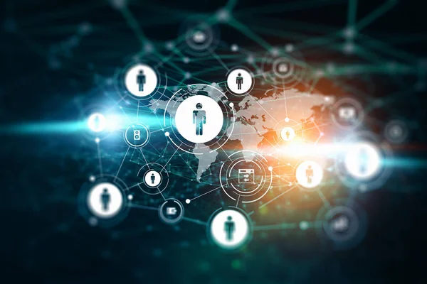 Sosyal ağ geçmişi. Karışık ortam