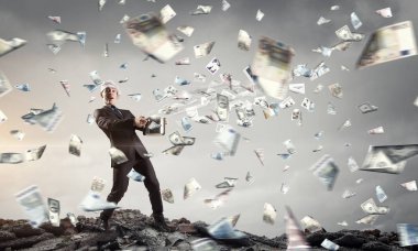 Özel bir şey pişiyor. Karışık teknik