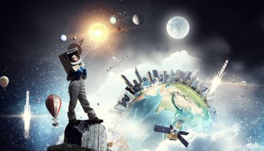 Dünya gün kavramı. Karışık teknik