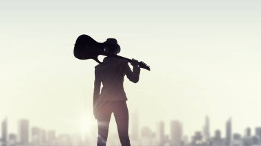 Onun yaşam tarzı müziktir. Karışık teknik