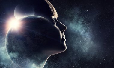 Bu büyük dünya keşfetmek. Karışık teknik