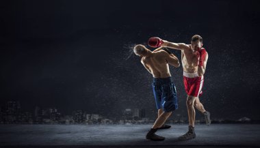 Kutusu savaşçıları bilinçlendirilmesini açık. Karma ortam. Karışık teknik